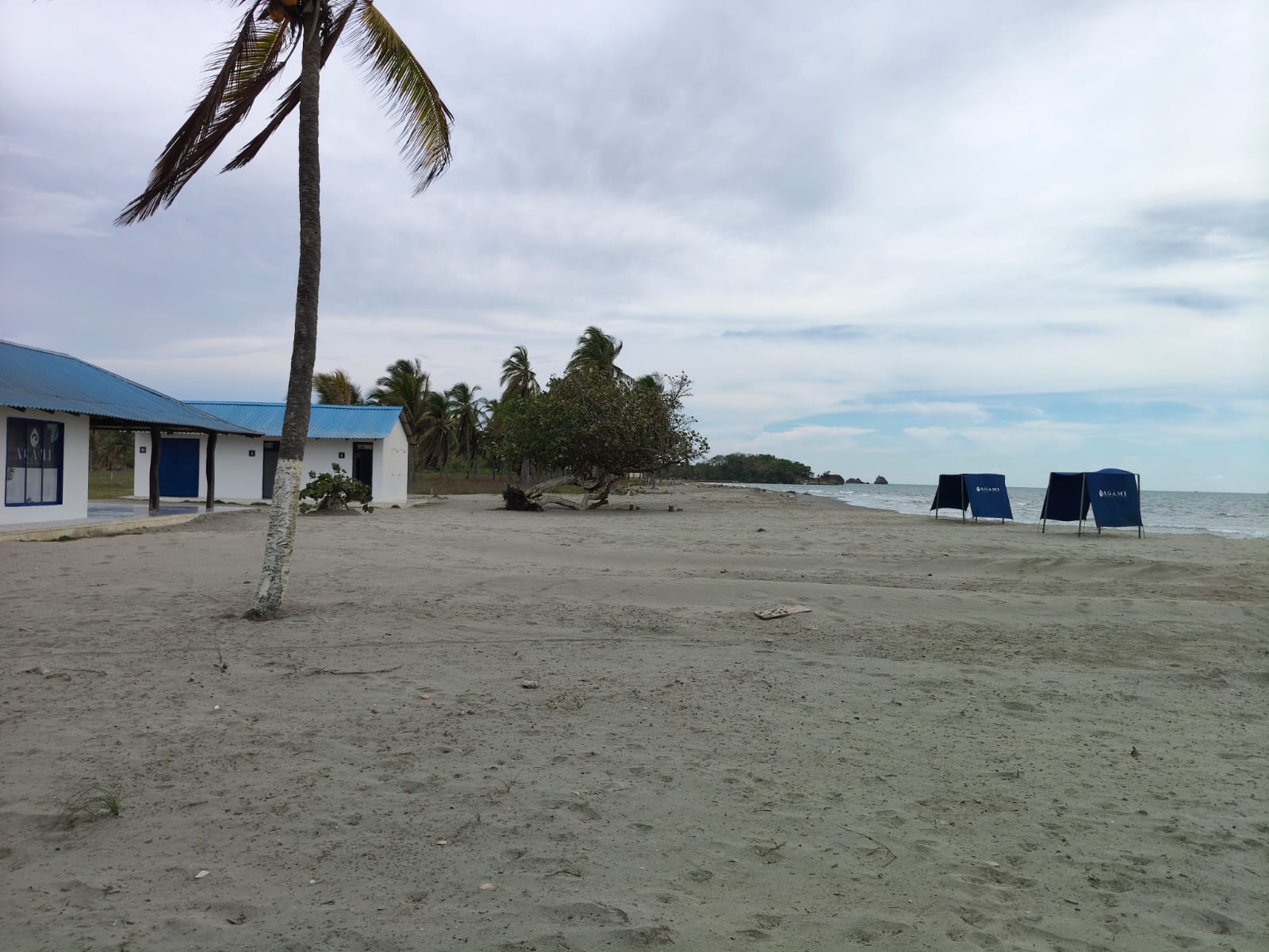 Vista del terreno y la costa