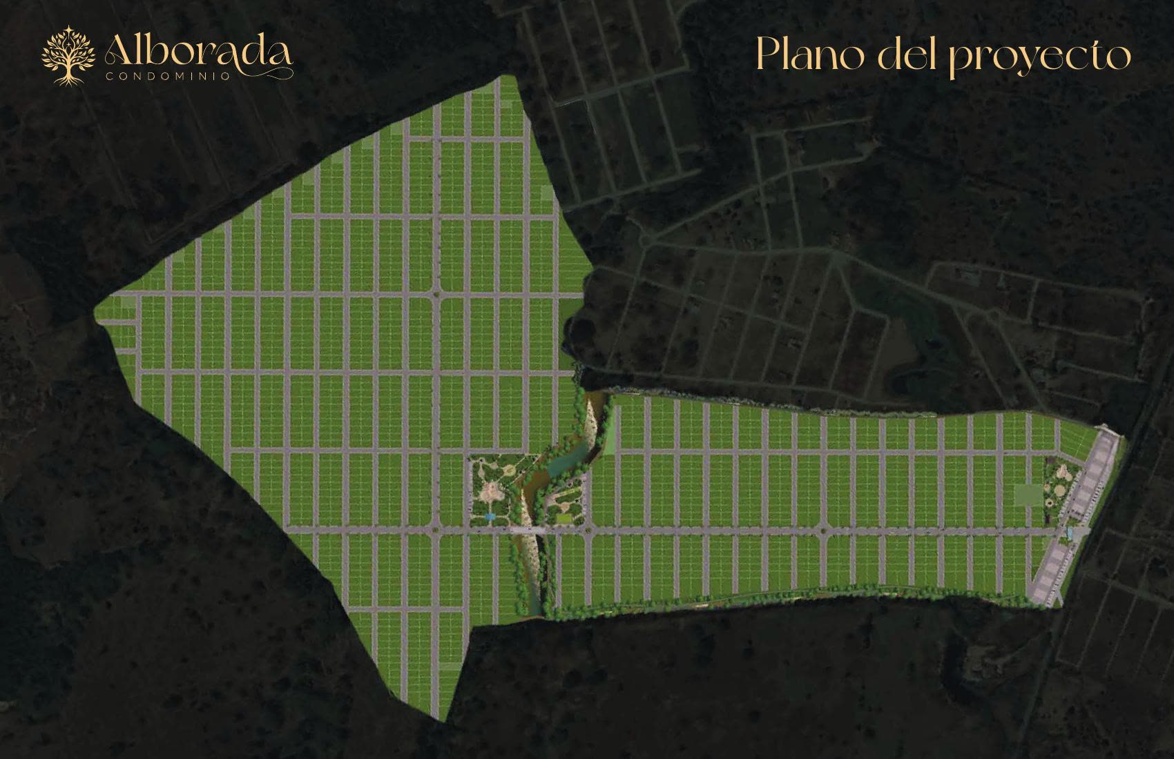 Plano general del proyecto Alborada Condominio