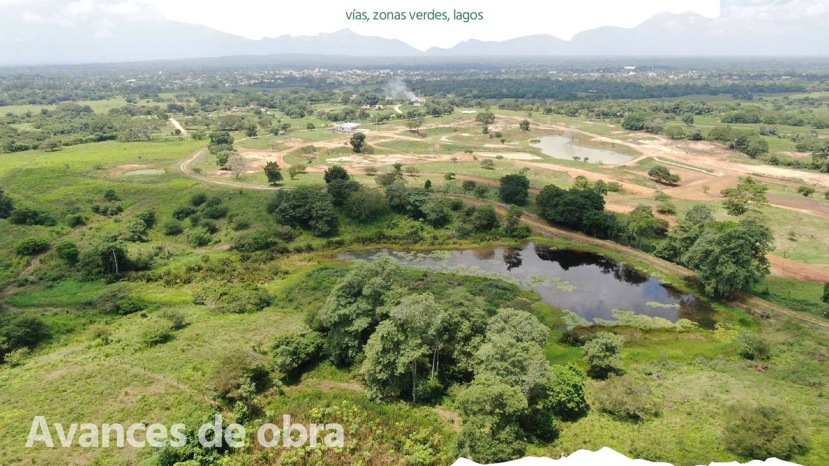 Vías y lagos Campo Alegre