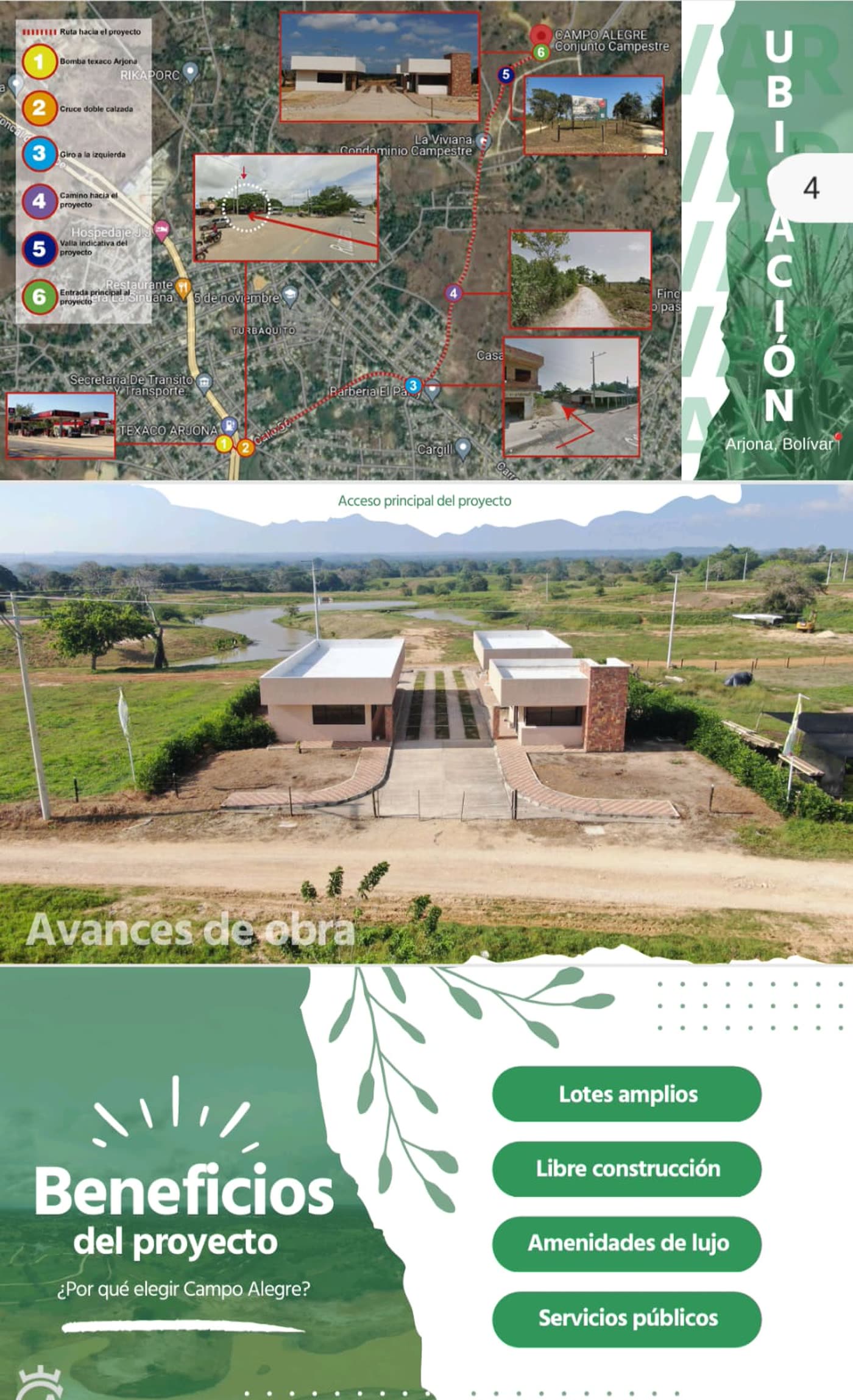 Ubicación y beneficios del proyecto
